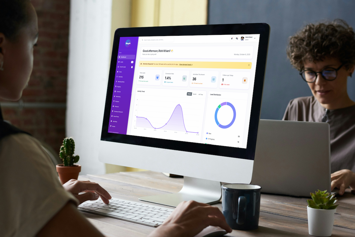 Kaam CRM Dashboard